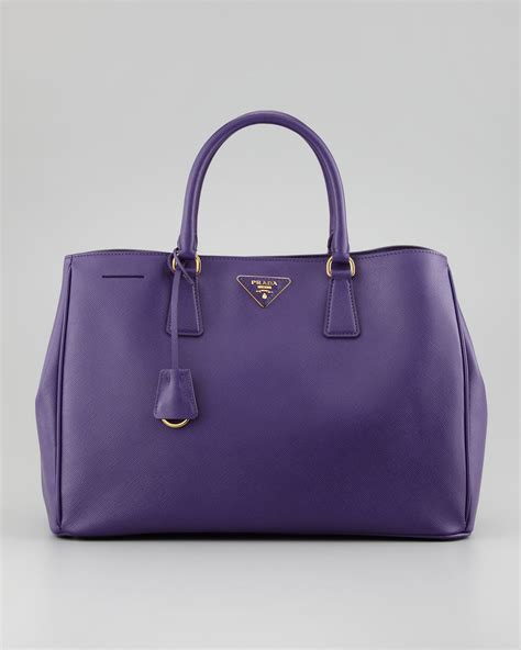 prada purple tote handbags|prada denim tote.